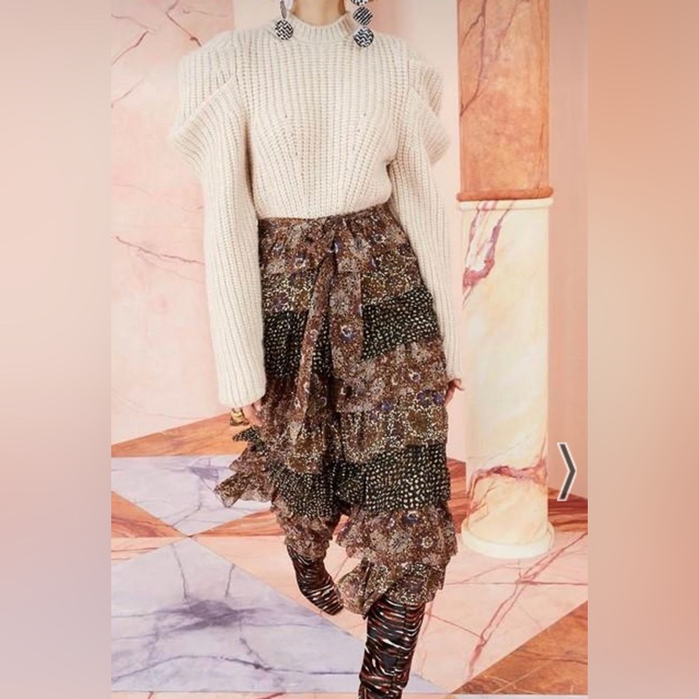 Ulla Johnson Fayanna Tier Skirt NWOT